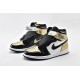 Nike Air Jordan 1 Retro High OG NRG Gold Toe 861428 007 Mens Shoes
